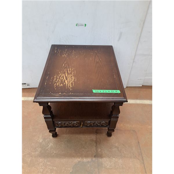 *Deilcraft Made in Canada Wooden End Table, Measurements in Pics, Cannot Ship