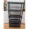 Image 2 : * Plastic 5 Tier Shelving Unit, Measurements in Pics, Cannot Ship