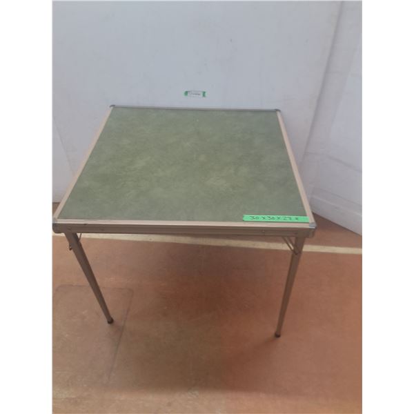*Folding Card Table, Measurements in Pics, Cannot Ship