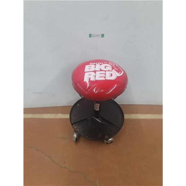 *Torin Big Red Wheeled Adjustable Shop Stool, Cannot Ship