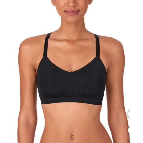 Halston 2-Pack Seamless Bras, Size S/P, Black