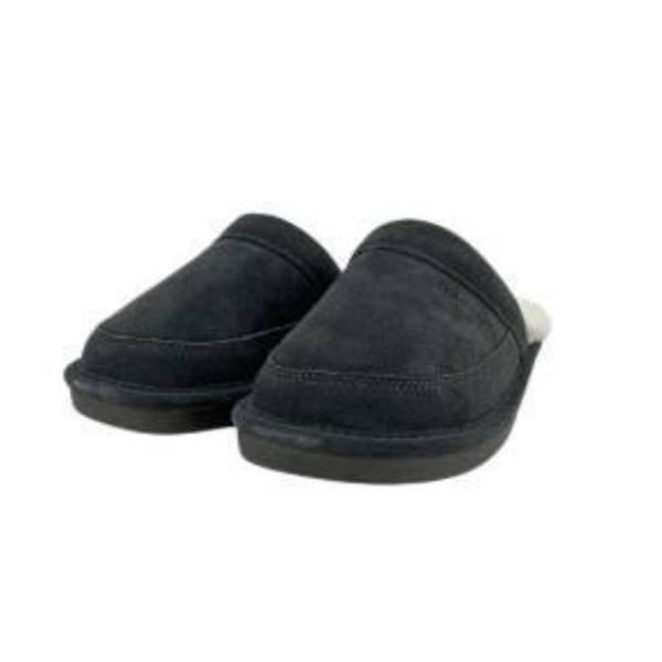 Nuknuuk Size 9 Grey Slippers with Sheepskin Lining