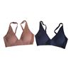 Image 1 : Splendid Gel Bonded Plunge Bra 2 Pack – Size L/G – Multi-Color