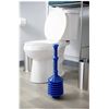 Image 1 : Valu+ 20.5-Inch Toilet Plunger in Blue