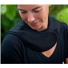 Image 1 : Back On Track Neck Cover With Closure, Size Small, Black