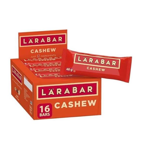 Larabar Cashew 16x48g Gluten-Free Bars with 3 Ingredients