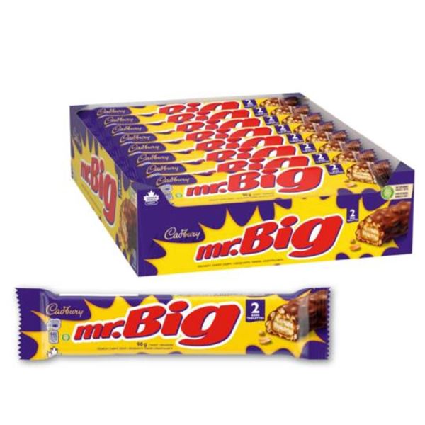 Cadbury Mr. Big Candy Bars – 24x90g