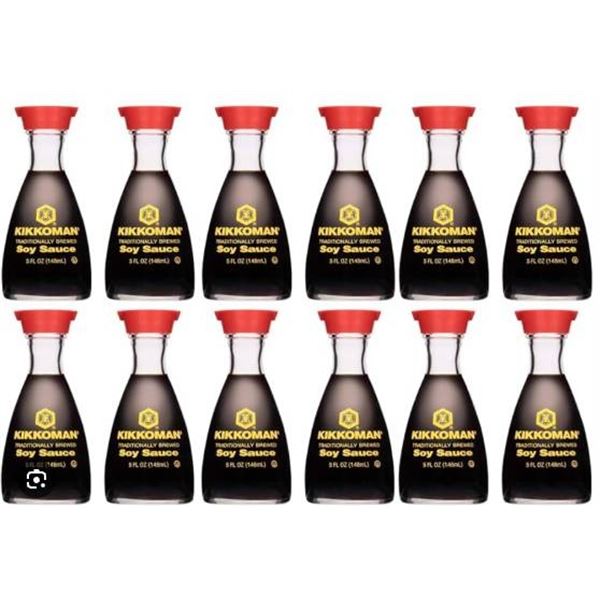 Kikkoman Soy Sauce Dispenser Bottle 148mL (12 Units Total)