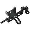 Image 1 : Hillman Slide Action Gate Latch, Model 851225, Black Metal Finish