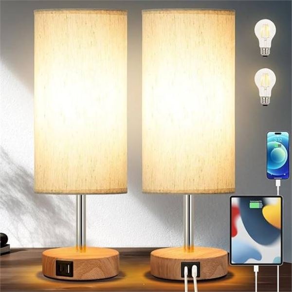 Yarra-Décor Touch Control USB Table Lamp Set (2 Pack)