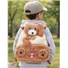 Image 1 : Plush Bear Backpack With ‘I Love Canada’ Design And Adjustable Straps
