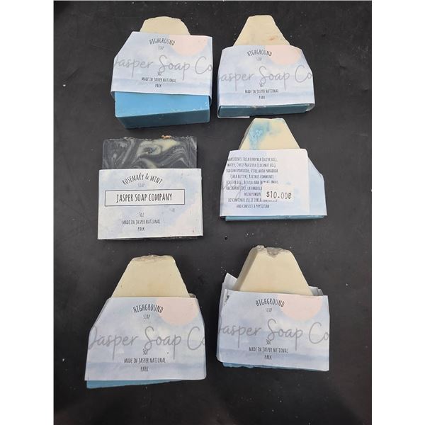 6 Assorted Bars of Hand Crafted Bars from Jasper Soap Company