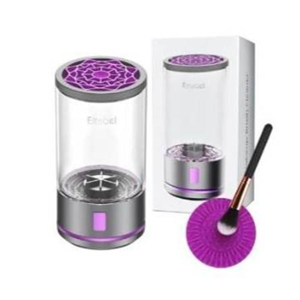 Electric Makeup Brush Cleaner 2-in-1 Machine With Automatic Spinning Function