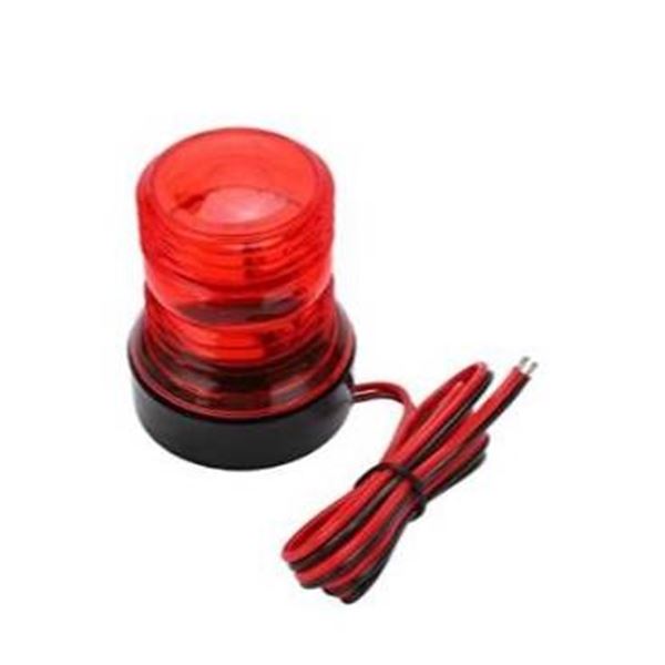 LED Navigation Light, Red 360 Degree All Round Marine Stern Light for 12-24V Systems