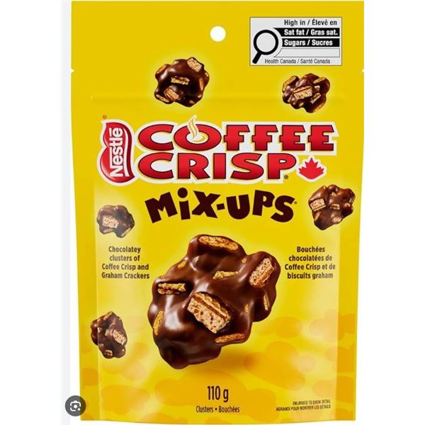 Nestle Coffee Crisp Mix-Ups 110g, 6 Packs
