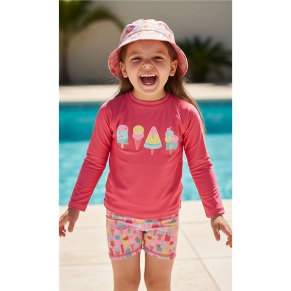 UV Skinz 2T 3-Piece Swim Set with UPF 50+ Protection
