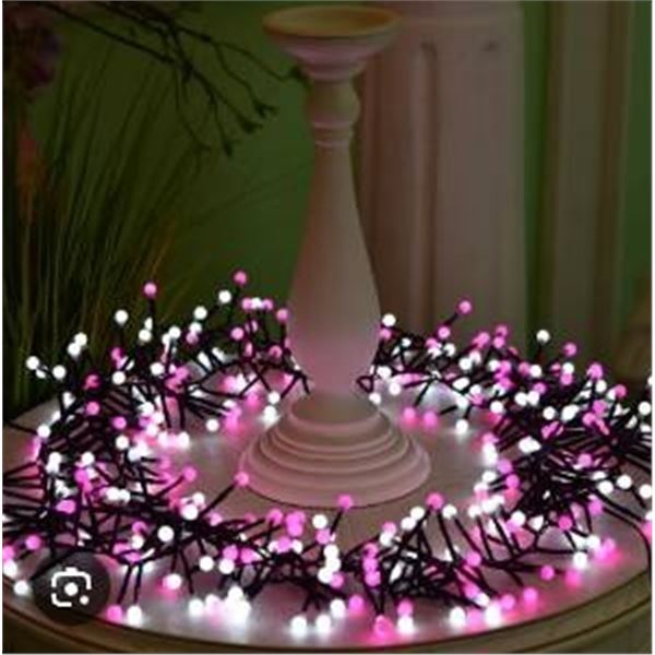 LED Ball Lights with 4M 400 LEDs Battery Powered