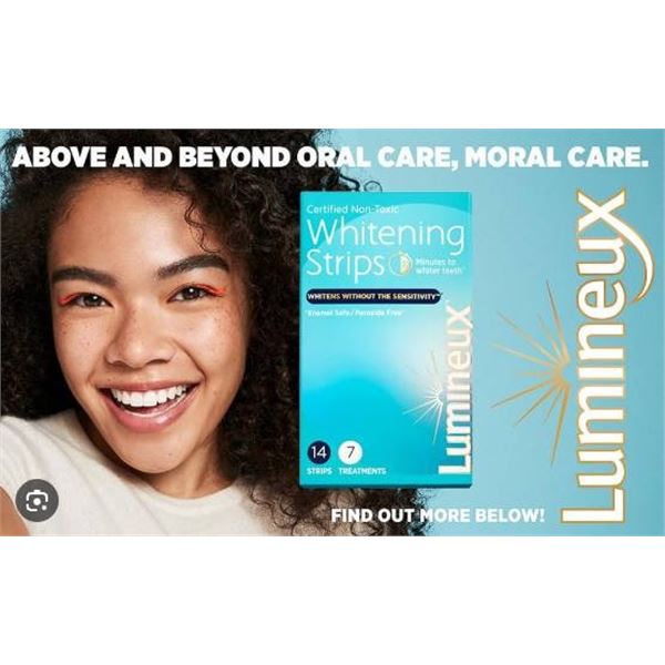 Lumineux Whitening Strips – 42 Strips for 21 Treatments