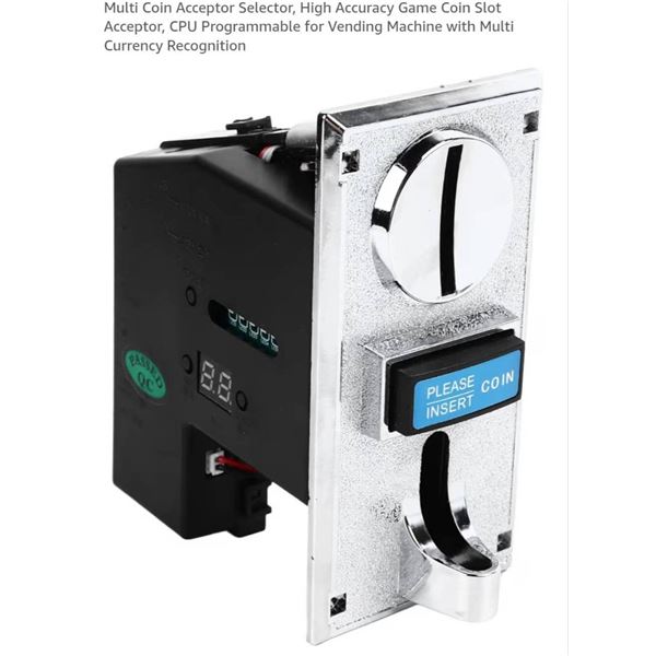 Multi-Coin Selector with Anti-Theft Design and Multi-Currency Recognition