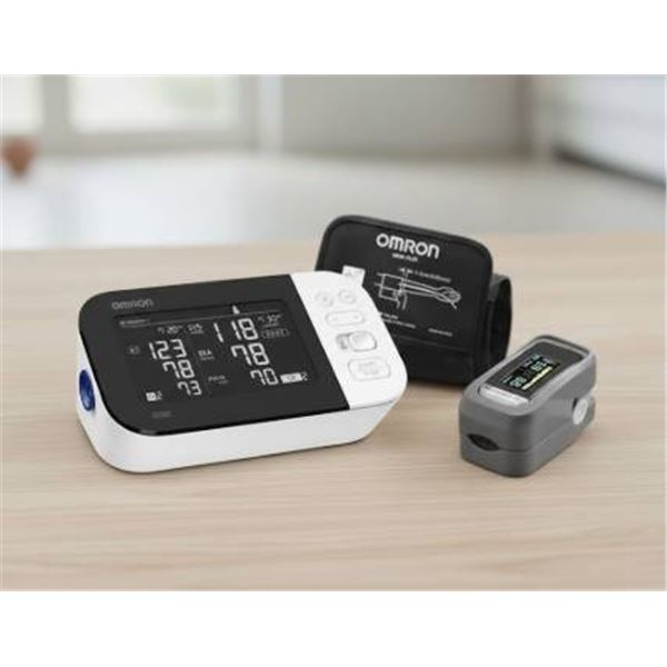 Omron Blood Pressure Monitor & Fingertip Pulse Oxometer