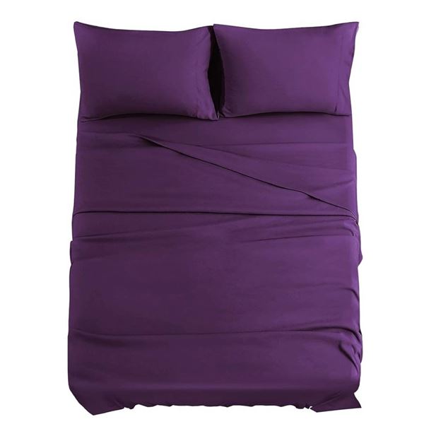 Comfy Bamboo World 4-Piece King Size Sheet Set, 8000 Gold Series