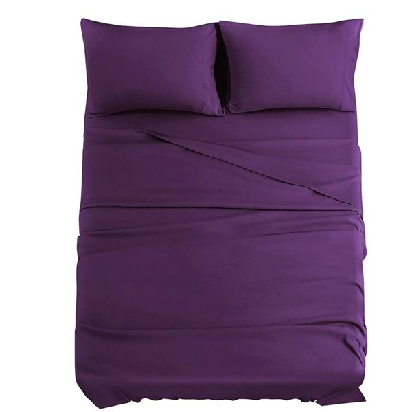 Comfy Bamboo World 4-Piece King Size Sheet Set, 8000 Gold Series