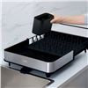 Image 1 : Joseph Joseph Extendable Steel Dish Drying Rack with Drip Tray