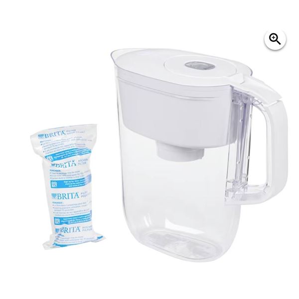 Brita Water Pitcher with Two Replacement Filters