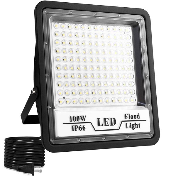 100W LED Flood Light with IP66 Rating for Outdoor Use