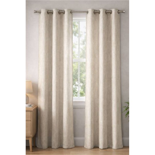 Beige Curtain Panel