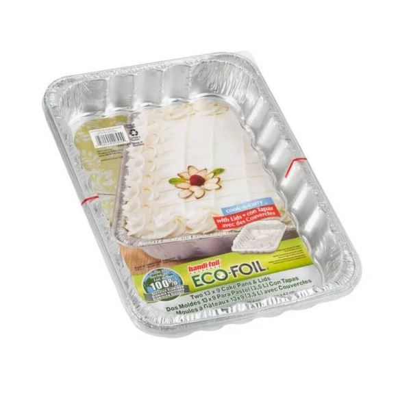 Lot of 30 Disposable Eco-Foil Aluminum Foil Baking Pans and lids