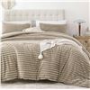 Image 1 : Smoofy Beige Twin 5-Piece Comforter Set