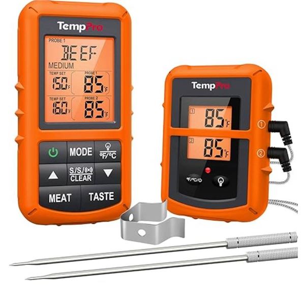 ThermoPro TP22 Dual Probe Wireless Meat and BBQ Thermometer