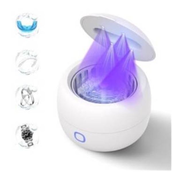 Ultrasonic Retainer Cleaner with 45kHz Cleaning and 3 Modes
