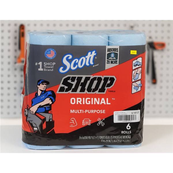 Scott Shop Towels Multi-Purpose, 6 Rolls