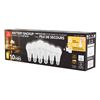 Image 1 : Globe Battery Backup Power Outage LED Bulb Set with 6 Bulbs