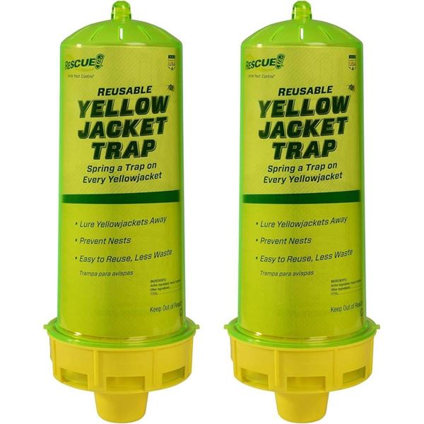 2 Rescue Reusable Yellowjacket Traps