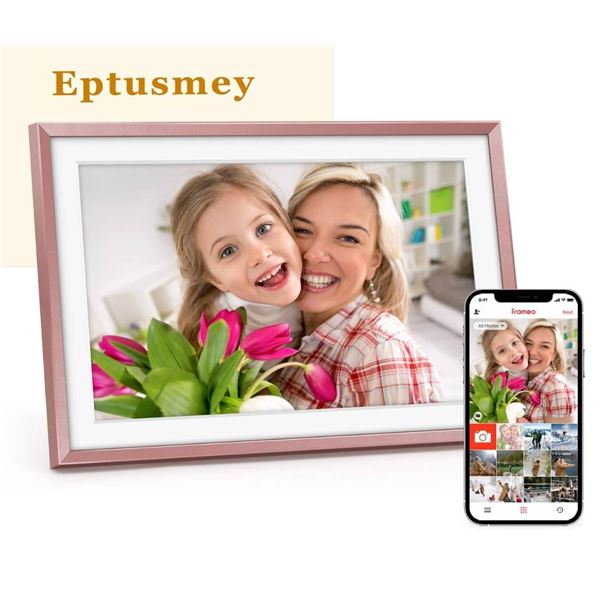 Eptusmey Digital Picture Frame：Built-in 32GB| WiFi Digital Photo Frame with 10.1″