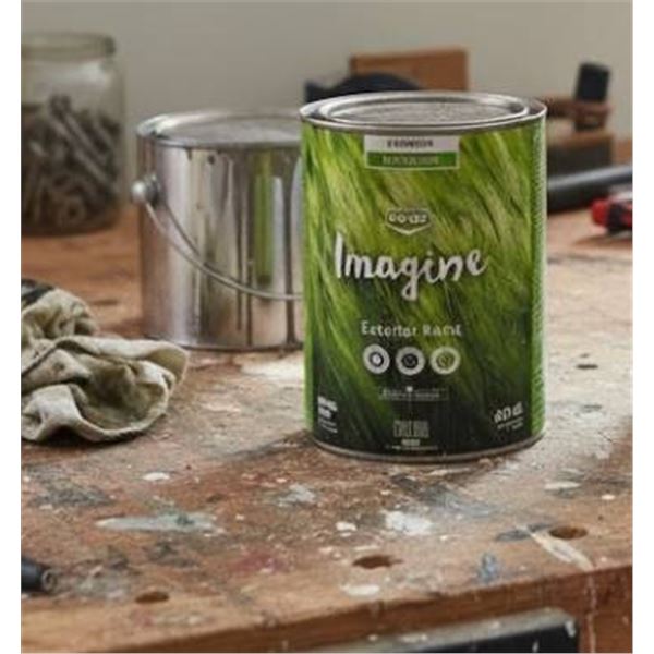 2 x 843mL Co-Op Imagine Exterior Semi-Gloss Neutral C6390 Paint