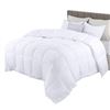 Image 1 : Utopia Bedding Premium Comforter, Queen, White, 100% Polyester