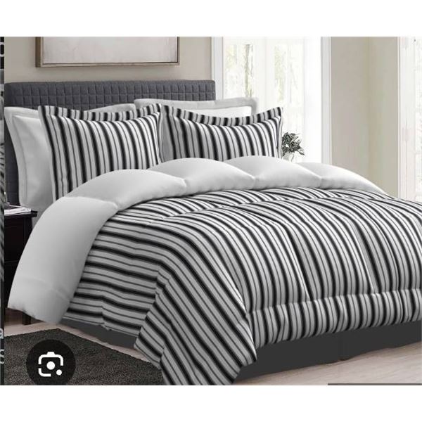 Comfy King Size Bamboo World Graham Bed in a Bag Set, 7 Pieces