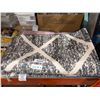 Image 4 : Lot of 2 Mineral Spring Microfiber Rugs, Diamond Pattern, 75 x 135 cm