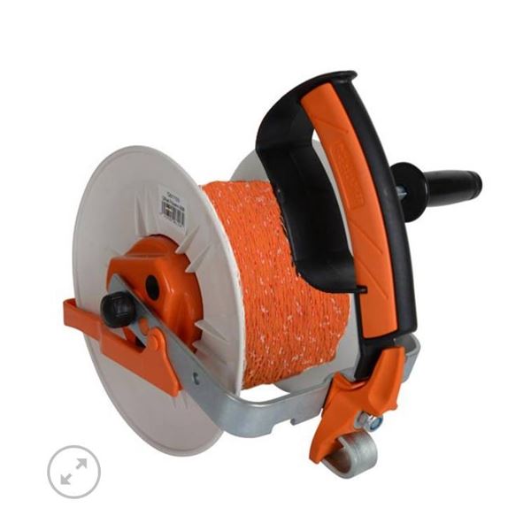 Geared Reel with wire guide (Prewound-Orange)