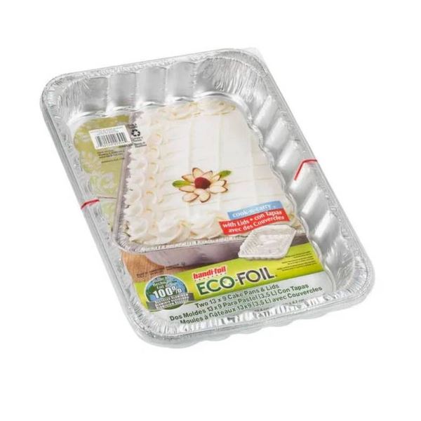 Lot of 30 Disposable Eco-Foil Aluminum Foil Baking Pans and lids