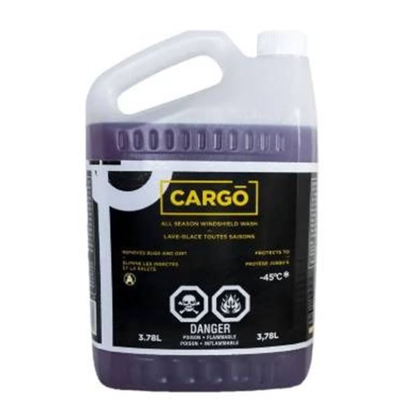 Cargo All-Season Windshield Wash, 3.78L (4-Count), Low Temperature Ready