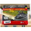Image 2 : Maximum Garbage Bags 100 Ct With 75L Capacity