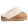 Image 1 : Kirkland Ladies’ Shearling Platform Slipper, Size 8