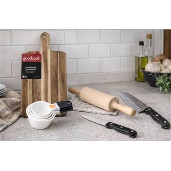 GoodCook Kitchen Tools Set With Cutting Board And Utensils