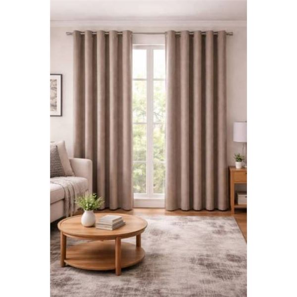 Beautyrest Platinum Polyester Curtains with Metal Grommets
