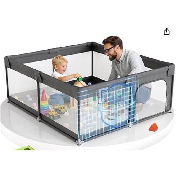 JKPO Large Baby Playpen, 50” x 50”